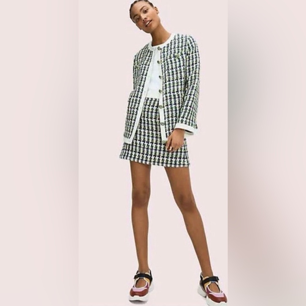 kate spade New York Tweed Mini Skirt